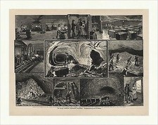 Das herzogl. anhaltische Salzbergwerk Leopoldshall E. Limmer Holzstich C 0205