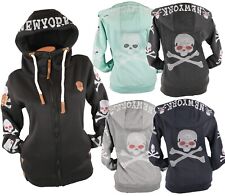 Damen Sweat Jacke Kapuze