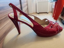 Leder pumps - leder,