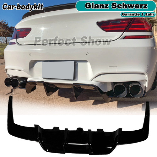 Glanz schwarz heckdiffusor - schwarz,
