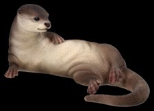 Gartenfigur Otter - Liegender