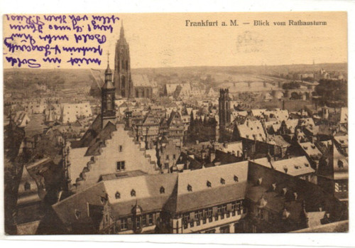 Ansichtskarte frankfurt main - ansichtskarte, frankfurt/main