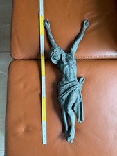 Jesus Christus am Kreuz, Bronze patiniert