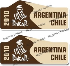 dakar rally Logo Glanz Wetterfest Aufkleber Sticker 10