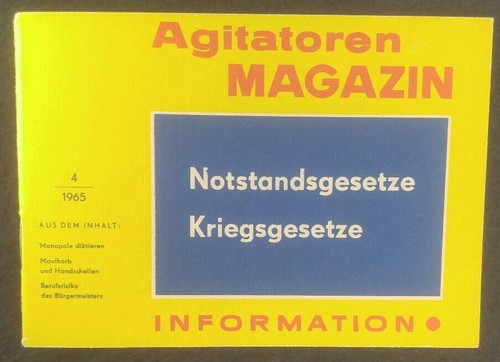 Agitatoren magazin 1965 - agitatoren,