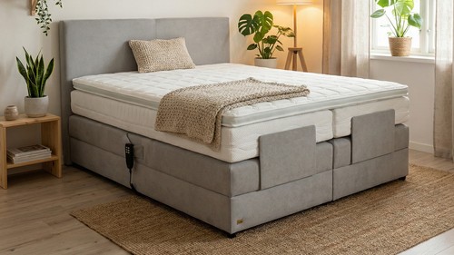 Paara boxspringbett mit - mit, motor