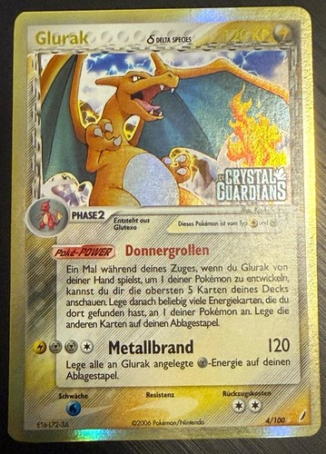 Pokémon tcg glurak 100 holo - tcg,
