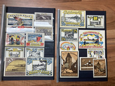 Notgeld Reutergeld auf 4 Seiten Kriegsnotgeld Banknoten