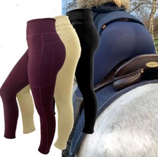 VERKAUF Reiter VOLLSITZ vielseitig Damen Reitstrumpfhosen/Leggings Jodhpur günstig