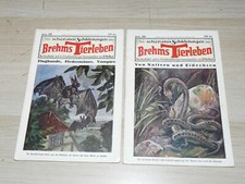 DIE SCHÖNSTEN SCHILDERUNGEN AUS BREHMS TIERLEBEN 35 & 36, Original-Hefte 1930er