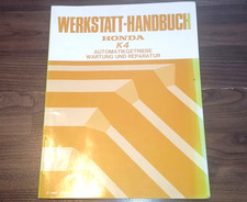 HONDA AUTOMATIK GETRIEBE K4 1987 WARTUNG INSTANDSETZUNG WERKSTATT HANDBUCH