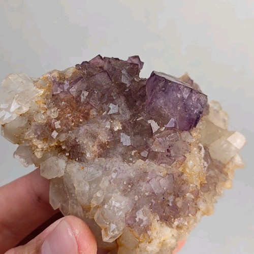 Quarz fluorit stufe - 🔥,