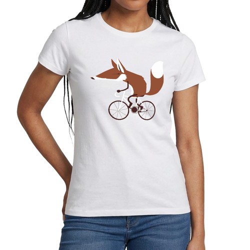 Fuchs auf fahrrad cycling fox - fuchs,
