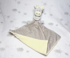 Kuh Giraffe ? Schmusetuch Kuscheltuch Schnuffeltuch grau gelb Punkte Esel 