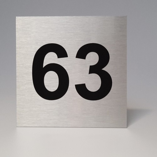 Hausnummer schild 20x20cm - schild,