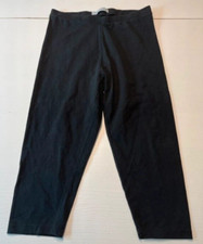 Schwarze Capri Leggings -