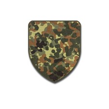 BW Flecktarn Bundeswehr Aufkelber Sticker Wappen Stoff Uniform 10x8,5cm #A4544