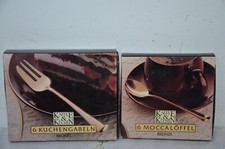 6  x Kaffeelöffel und  gabel