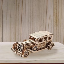 3D -Holz -Puzzle -Modellauto