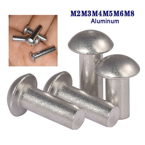 Alu nieten φ2 6 8mm - alu, Φ2,3,4,5,6,8mm