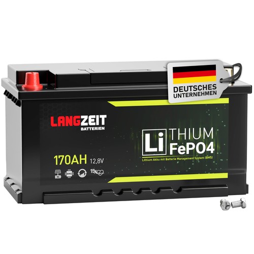 Lifepo4 170ah 12v - 170ah, lithium