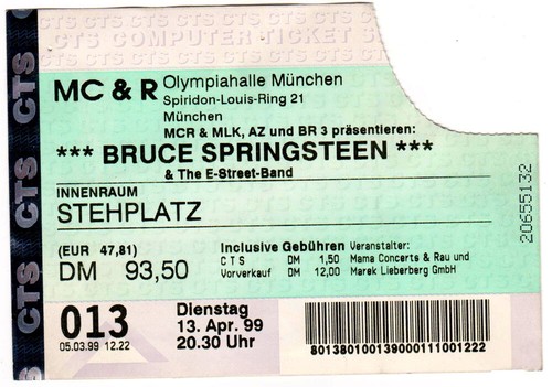 Bruce springsteen 1999 - springsteen,