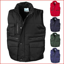 Robuste Weste Arbeitsweste Jacke Winterweste Bodywarmer optional m. Beschriftung