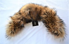 BOGNER KAPUZENFELL für JACKE ECHTFELL PELZ KRAGEN FUR HOOD 10 KNÖPFE UVP449€ NEU