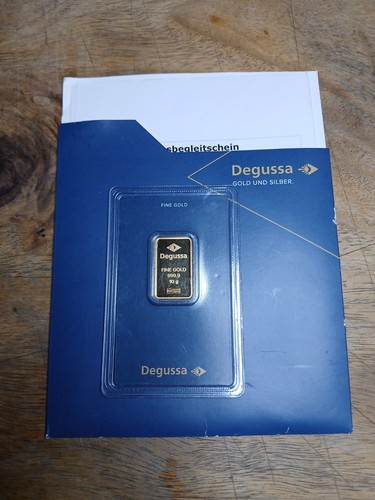 Degussa 10g feingold 999 - degussa, 999,9