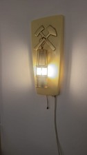 Wandlampe Bergbau DDR