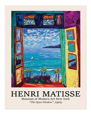 Henri Matisse Wandkunst Das Offene Fenster, 1905 Fauvismus Impressioni