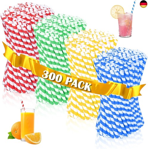 300 stück papierstrohhalme - stück,
