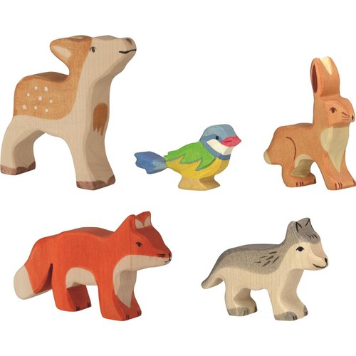 Holztiger holzfigur - holztiger,