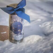 Juwelkerze Frosty Antarktica Mit  Ohrringen