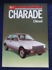 Daihatsu Charade Diesel Prospekt 1983