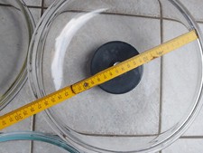 3 Glasdeckel für Großraumpfanne 26,5cm Innendurchmesser Pyrex
