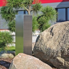Edelstahlsäule für Gartenbrunnen Säule Brunnensäule Element Säulenbrunnen Garten