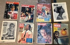 8 Ilustrierte : Ca 1950s, 60sRevue, Quick , Kristall