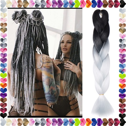 Jumbo braids haarteil ombre - braids,