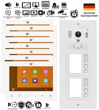 Video Türsprechanlage Mehrfamilienhaus 1-20 Familienhaus App Handyweiterleitung