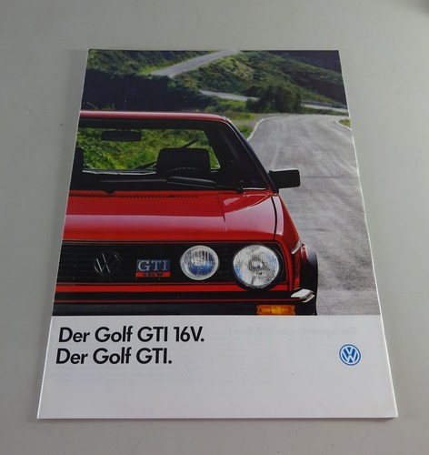 Prospekt broschüre vw golf - broschüre,