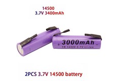 2x Lithium Ionen Akku 3,7 V