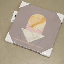 IMPRESSIONEN Living Wandhänger goldfarbene Kette Aufhängen Bild 30x30 cm Deko