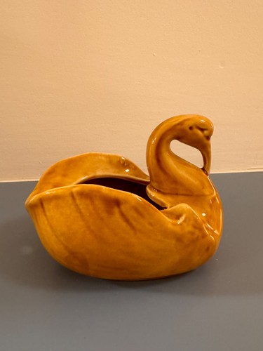 Schwan deko ocker - deko, oliv