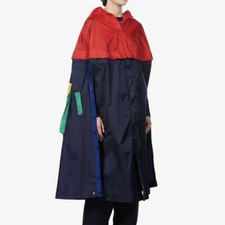Benetton JCC x UCB Shell Cape Poncho Regen Mac Jacke Größe Oversized S