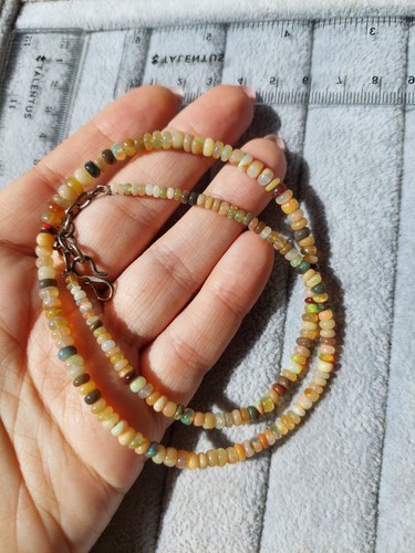 Edle opal halskette aus - opal,