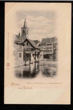 Postcard greeting from Erfurt