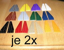 Lego 2x Flügel Flügelplatte 3x8 50304 50305 rechts links Farbauswahl Wing (O 11)