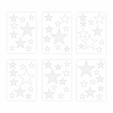 129 Wandtattoo Sterne-Set