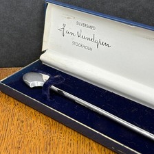 Schwedischer Sterling Silber Cocktail Rührer JAN LUNDGREN Stockholm